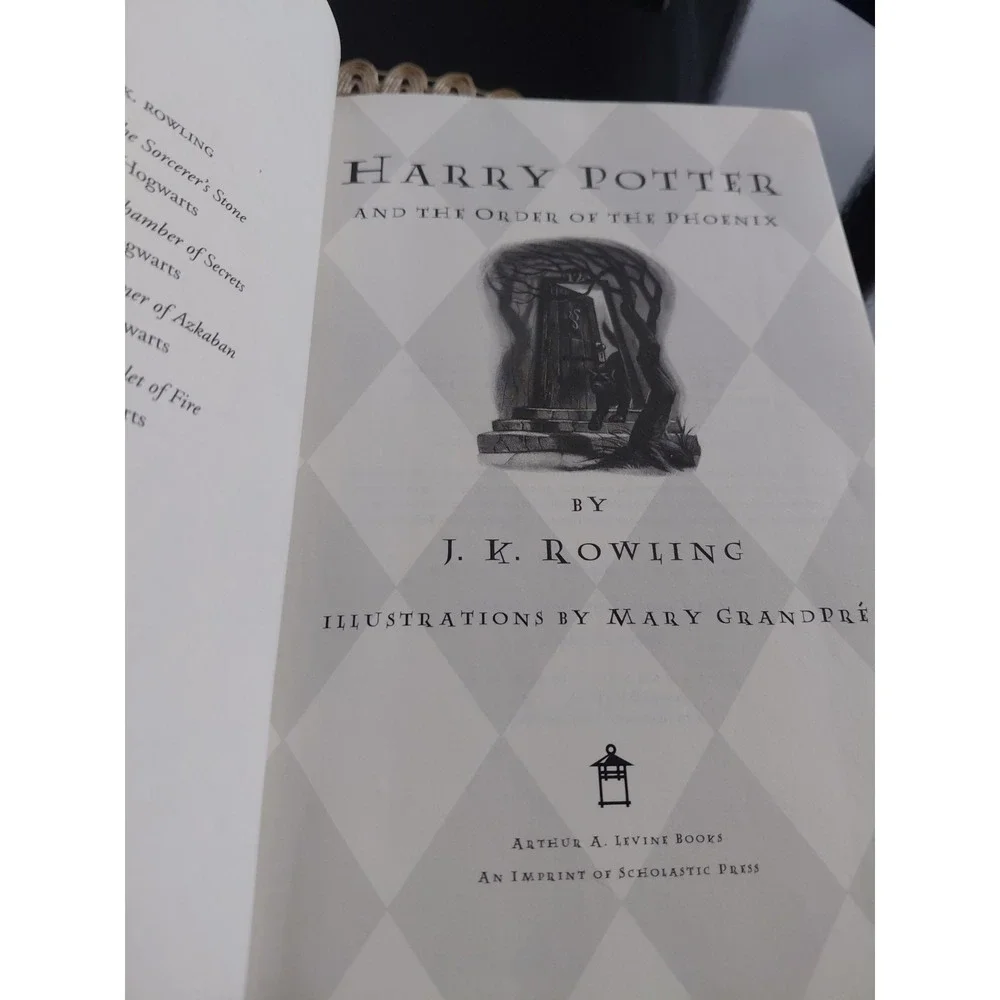 Vtg Harry Potter Order Phoenix JK Rowling Hardback Dust Jacket 1st Edition 2003